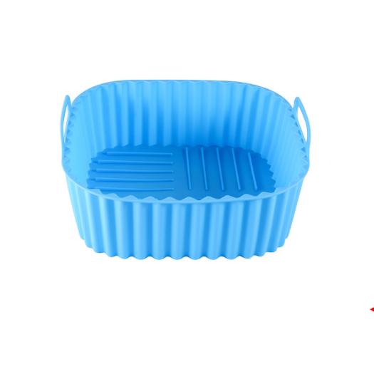 

Food Grade Fryer Silicone Baking Tray High Temperature Resistant Silicone Thick Baking Tray Cake Pizza Non-stick Baking Tray One Size синій