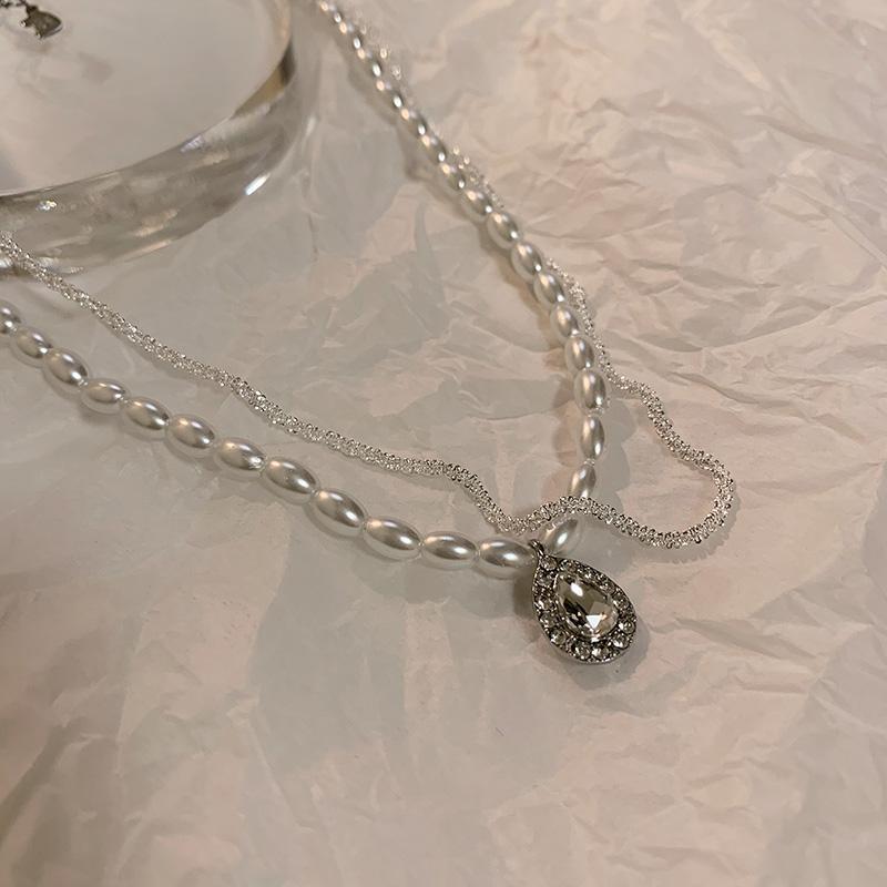 Fashion Necklace, Versatile Pearl Necklace, Women's Collarbone Chain