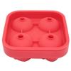 4-Cavity Small Ice Cube Tray Cute Rose Shaped Reusable Durable Waterproof Wear-resistant Ice Cube Mold Kitchen Tool Bars