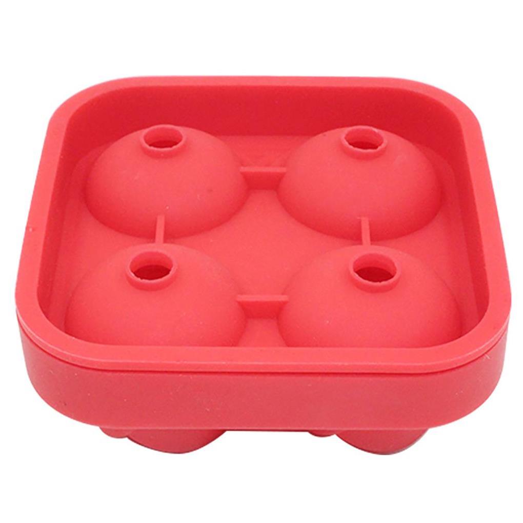 4-Cavity Small Ice Cube Tray Cute Rose Shaped Reusable Durable Waterproof Wear-resistant Ice Cube Mold Kitchen Tool Bars