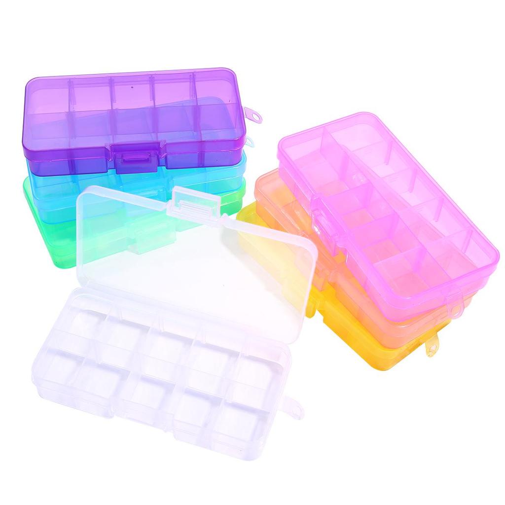 Multi-Size Transparent DIY Jewelry Storage Box Set