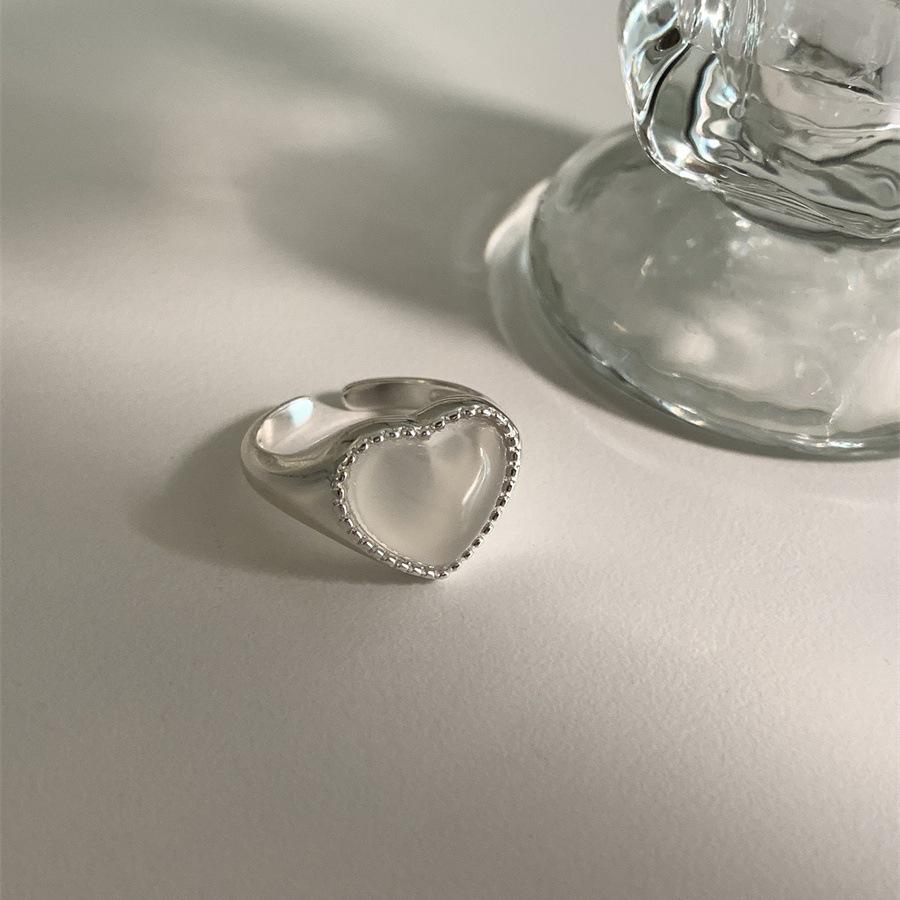 Xiaohongshu S925 Sterling Silver Women's Luxury Ring - Niche Design, Non-Fade Index Finger Fashion.