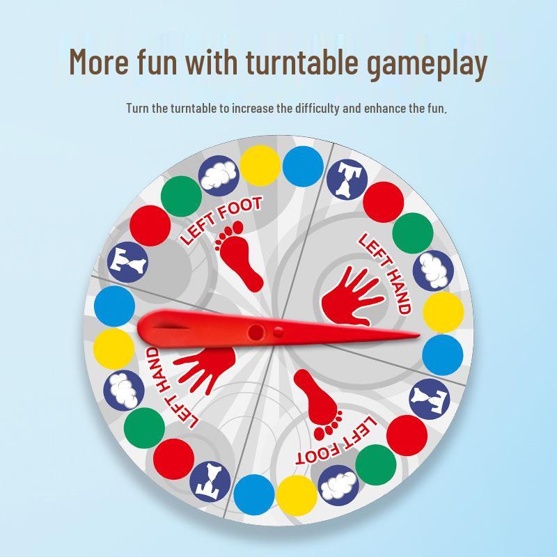 Multiplayer Balance Game Mat for Family and Parties