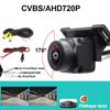 720P/1080P Car Rear View Camera 170° Wide View Angle Adjustable Night Vision Waterproof Auto Parking Backup Camera