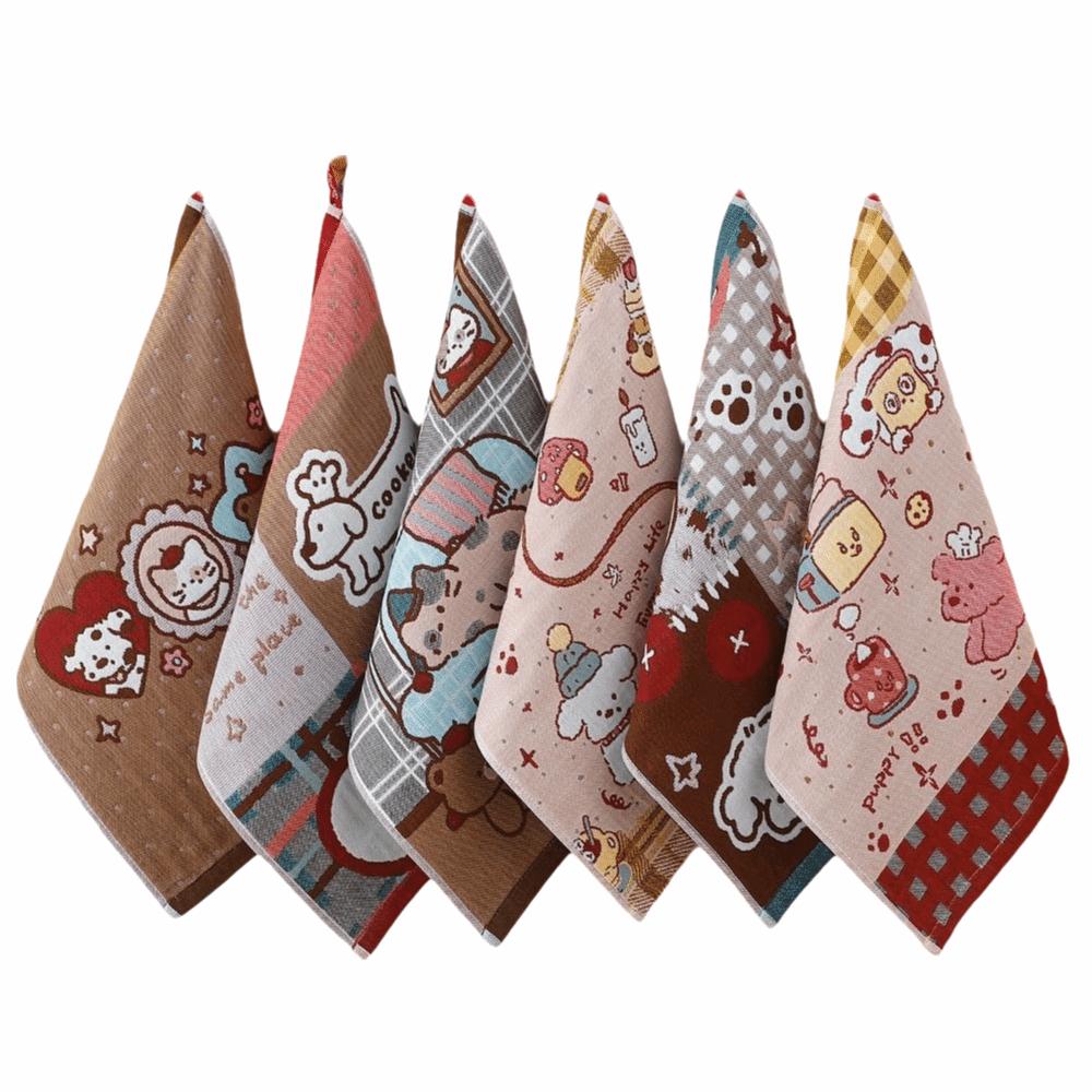 4 Layer Cotton Gauze Large Hand Towel 34x40cm Pure Cotton Dish Cloth Kitchen Towel Home Restaurant