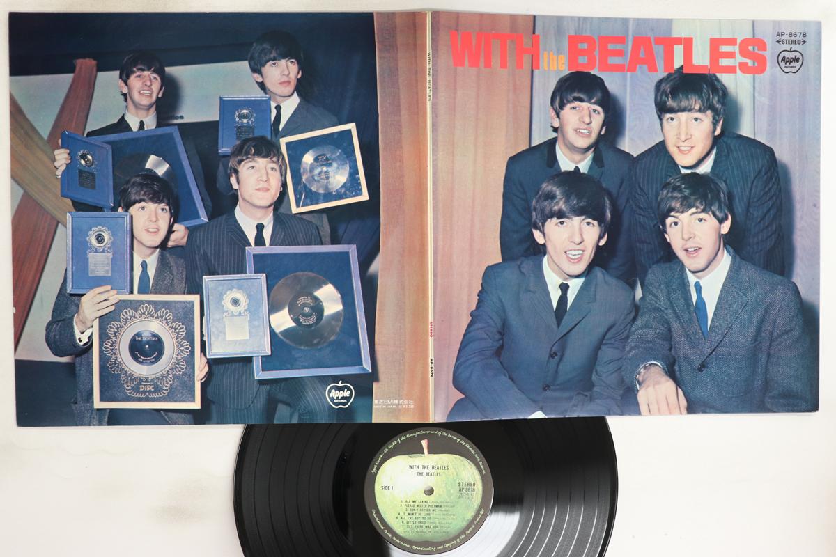 

LP Record BEATLES - With The Beatles (-2200yen Printed) AP8678 APPLE 1969 Japan Rock Used