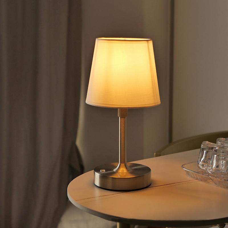 

Перезаряжаемый светодиодный ночник сенсорный ночник для спальни прикроватная лампа для спальни кабинета атмосферное украшение тканевые светодиодные настольные лампы