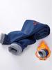 Girls' Winter Fleece-Lined Quilted Jeans - Thick, Warm, Fashionable Outerwear.