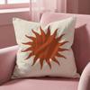 Retro Modern Sun Cushion Cover Multi-Scene Pillow Cover for Home & Car - Reversible, Soft & Durable for Daily Use