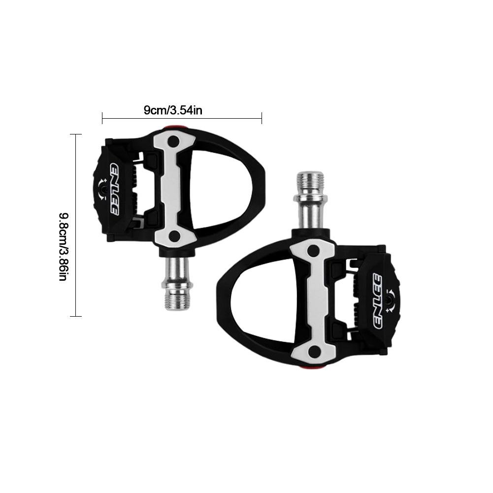 Bicycle Locking Pedals Bike Clipless Pedal Lightweight Nylon Bicycle Pedals Adjustable SPD-SL System Cycling Accessories