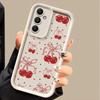 Handyhülle für Samsung Galaxy A55 A52 A33 Hüllen A24 A15 A12 A23 A22 5G A54 A52s A53 A14 funda Abdeckung Cartoon Einfache Kirschfrucht