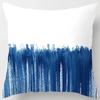 Blue Ink Style Decorative Pillowcase Home Bedding Decorative Cushion Pillowcase