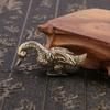 Vintage Copper Small Duck Figurines Ornaments Handmade Brass Animal Crafts Tea Table Pet Home Decor Accessories Desk Decorations