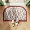 American Retro Diatom Mud Floor Mat Cushion Household Toilet Bathroom Door Non-Slip Floor Mat Toilet Quick Drying Water Absorption