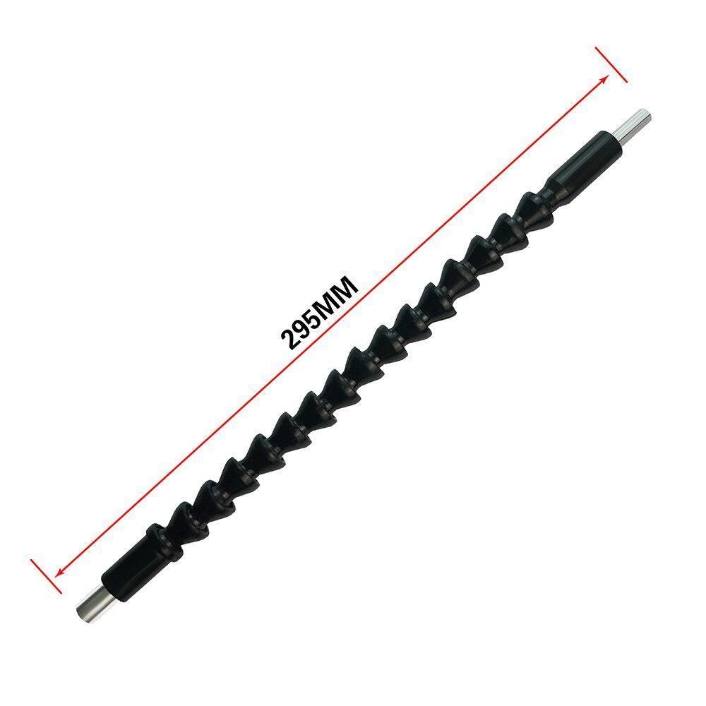 WISEUP 295MM Flexible Shaft Set Screwdriver Drill BitHolder Connect Link Electronics Drill 1/4" Hex Shank295mm Car Repair Tools