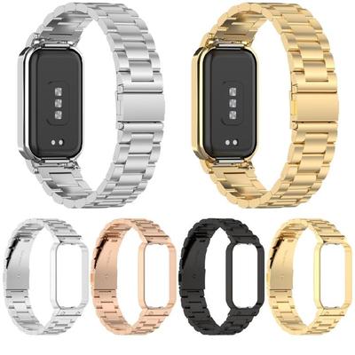 20mm Stainless Steel Link Watch Bands Strap for Redmi Band 2 Wristwatch Strap