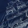 Bonhause Nautical Navy Blue Pillow Covers 18x18 Set of 4 Anchor Lighthouse Sailboat Compass Decorative Pillow Cases Linen Cushion Covers for Sofa