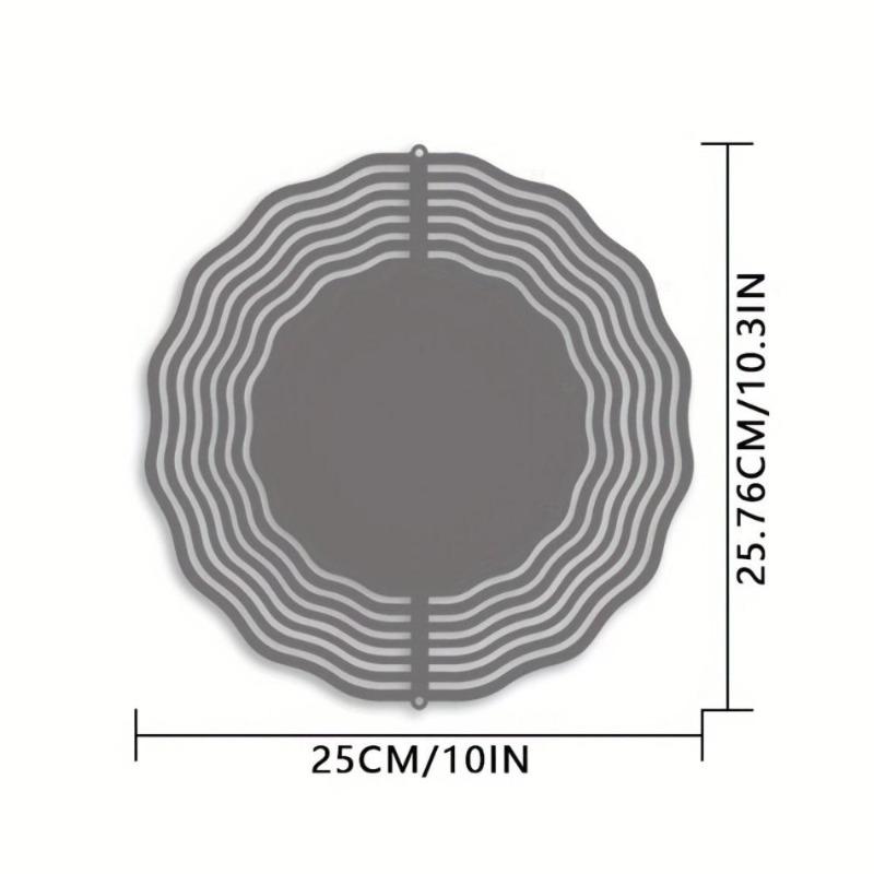 Windspiel aus Edelstahl | Reflektierende Außendekoration für Garten, Hof und Terrasse