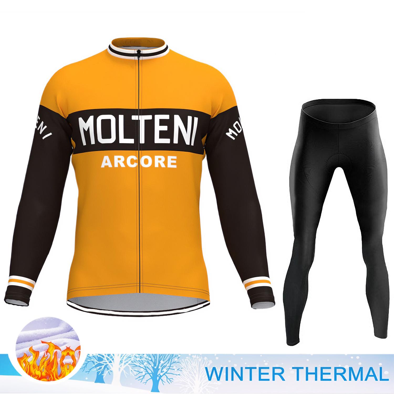 Bicycle Clothing Men s Winter Cycling Set Men Bike Clothes Man Cycling Outfit Man Clothes Sets Male Shirts Winter Cycle Jersey Asian sizes - S
