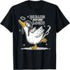 Flying Goose Dreams Don’t Need Logic Meme Graphic T-Shirt