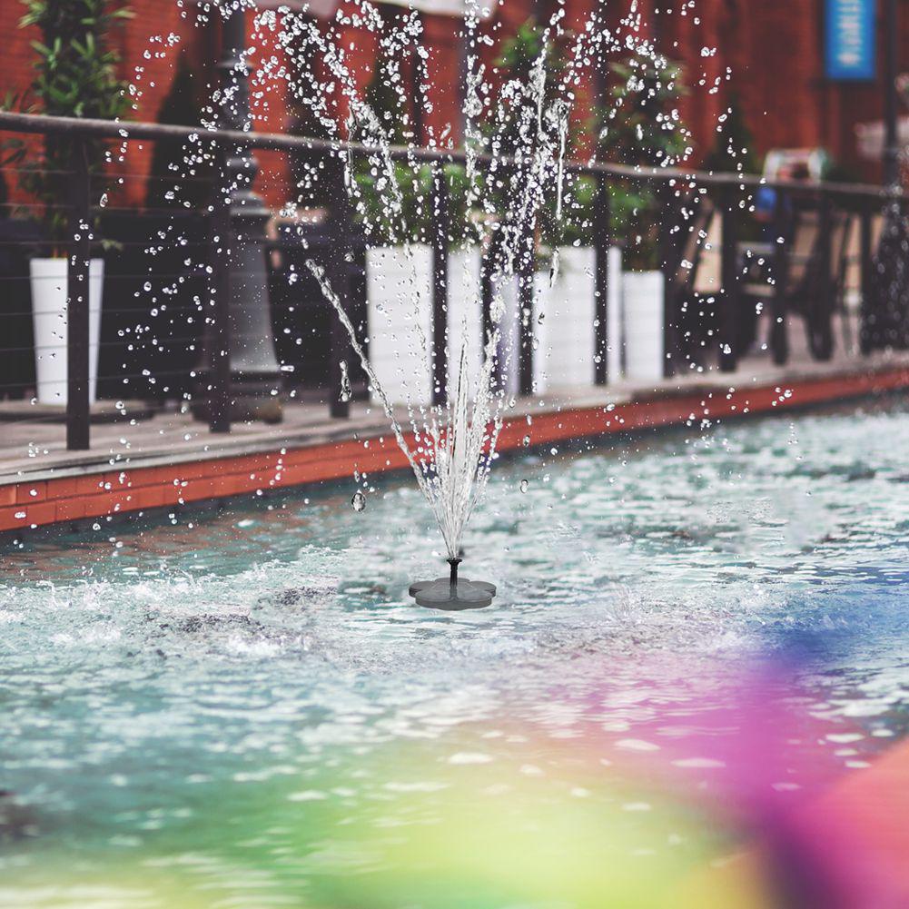 Outdoor Solar Fountain Garden Birdbath Pool Water Fountain Floating Fountain Garden Decoration  Outdoor Fountain
