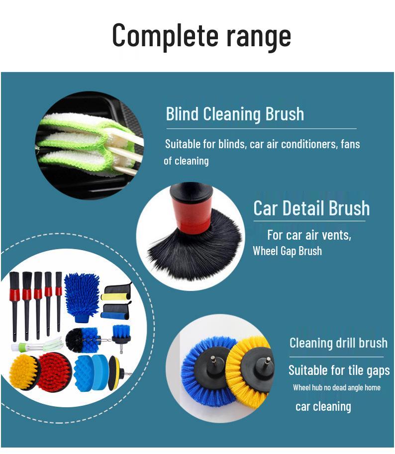 Car Wheel Hub & Engine Compartment Cleaning Brush