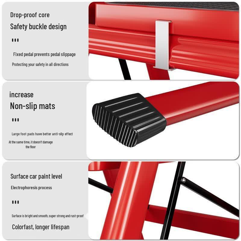 FORYOUNG Multi-Function Folding Telescopic A-Frame Ladder