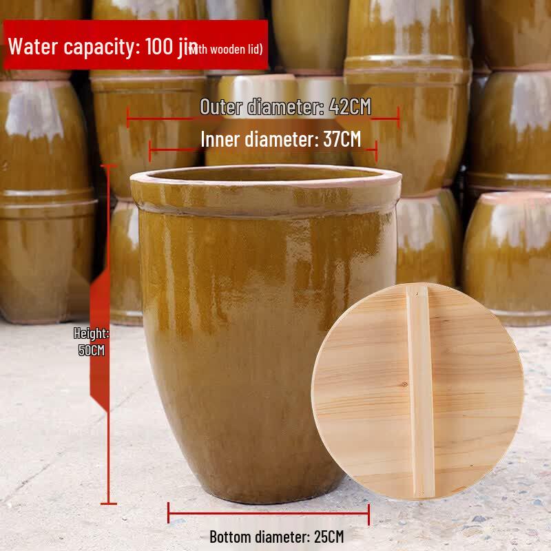 Traditional Ceramic Fermentation Jar