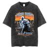 Gewaschenes Vintage Mike Tyson Prime Merch T-Shirt Herrenkleidung Hip Hop Gothic Rock T-Shirt Herren Fitnessstudio Übergroße T-Shirts Oberteile