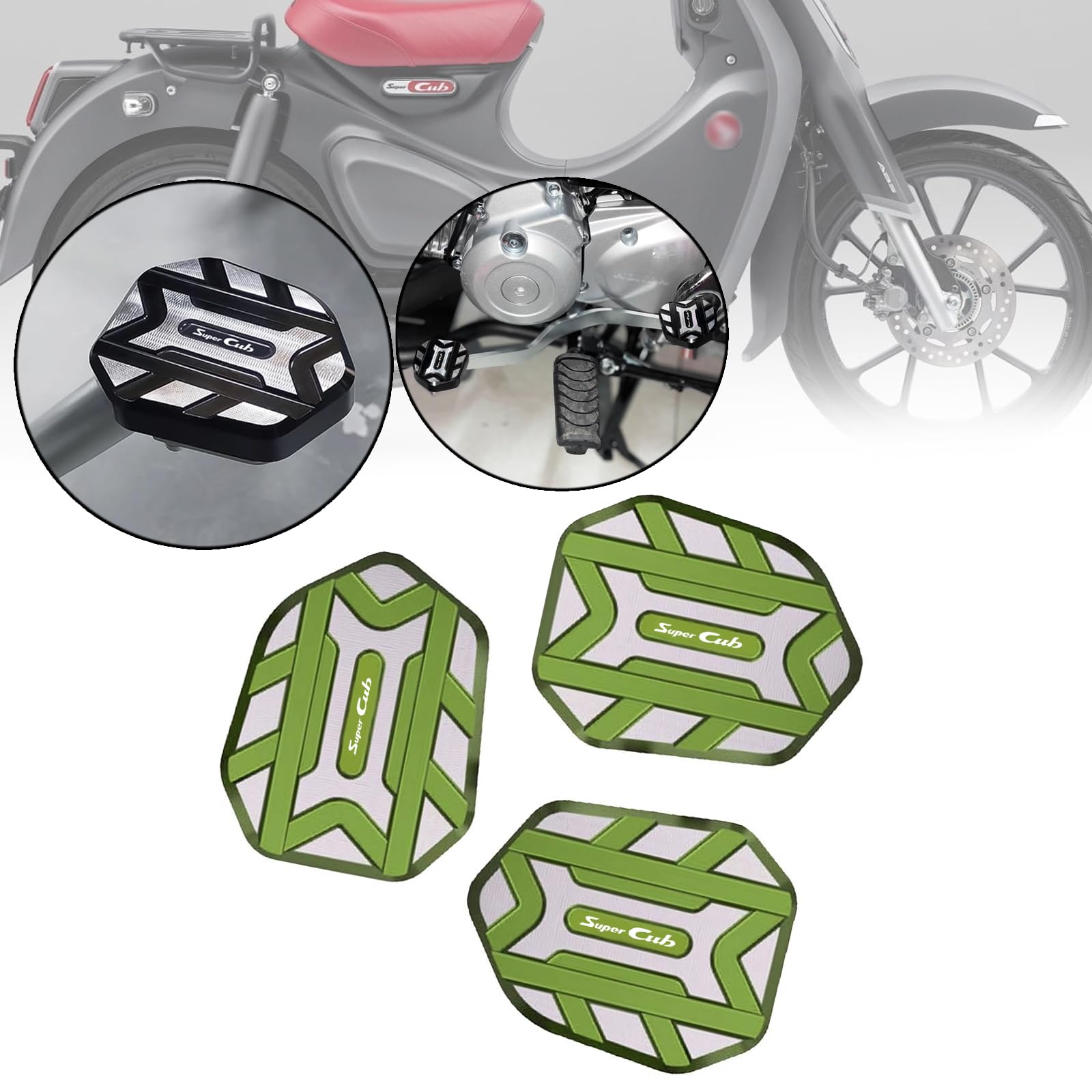 

HUANGCJCJ For Super Cub C125 Super Cub 110 50 110/50 Pro Pro 2024 Brake зелёный
