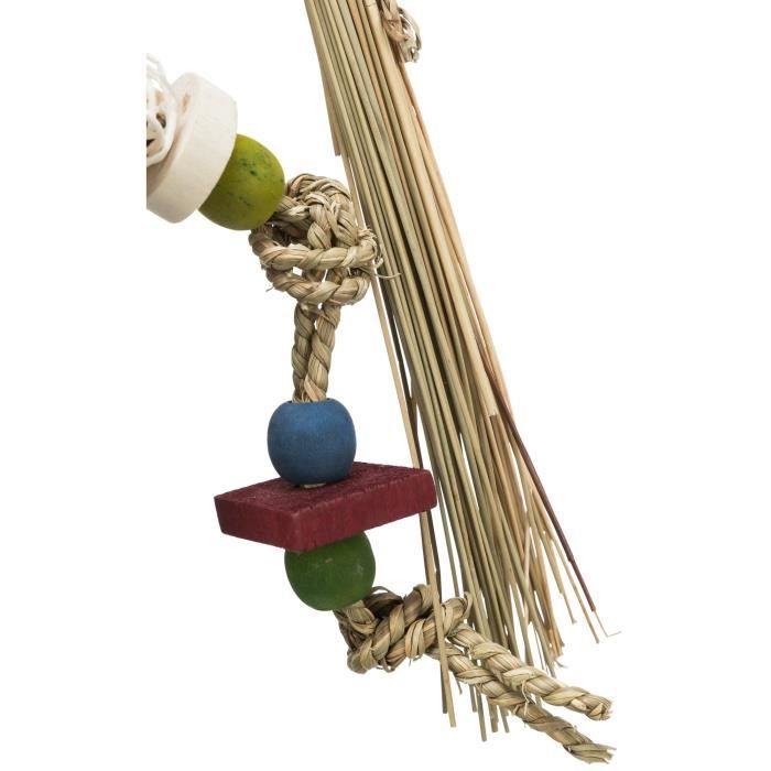 Bird Toy - Trixie - Bark Wood - Rattan - Seaweed - 56 Cm