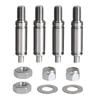 4PCS Heavy Duty Dryer Drum Support Roller Shaft Kit Designed for Reliable Performance and Long Lifespan In Household Dryers