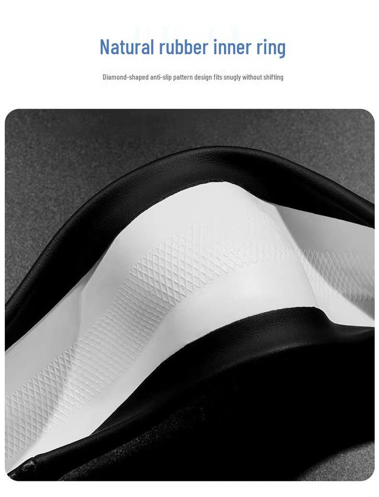 Toyota Highlander Nappa Leather Steering Wheel Cover: Breathable, Anti-Slip, Ultra-Thin for 2009-2026 Models.