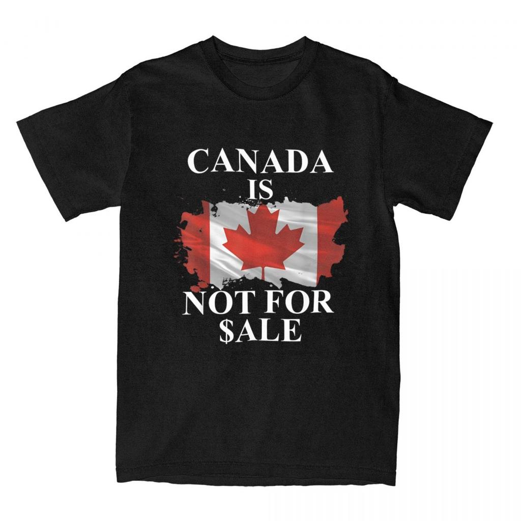 CANADA IS NOT FOR SALE T-Shirt Harajuku T-Shirts Short Sleeve Y2K Funny Tshirt Summer Cotton O-Neck Plus Size 5XL Tees