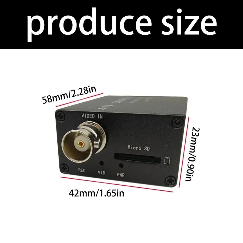 4 In 1 Converter CVBS/720P/1080P AHD/TVI To Net H.265 RTSP Single Channel For Security Camera Video Record