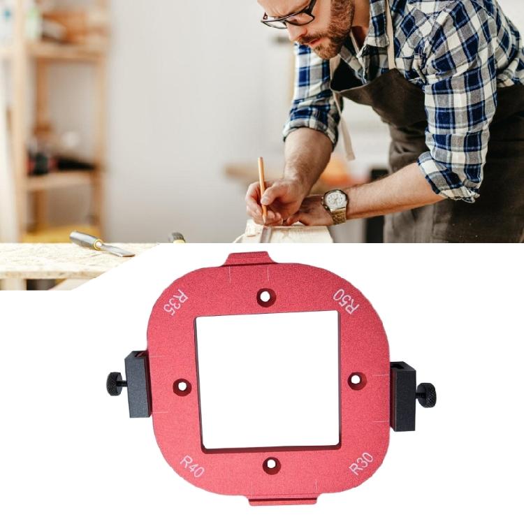 2 Pieces Routers Corner Jig Radius Templates 10-50R for Accurate Woodworking Projects Furniture Making Template