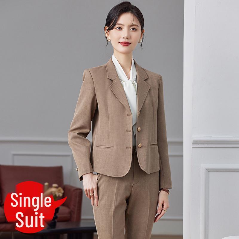 Women's Autumn 2024 Professional Suit Set – Short Blazer Jacket for Formal Work