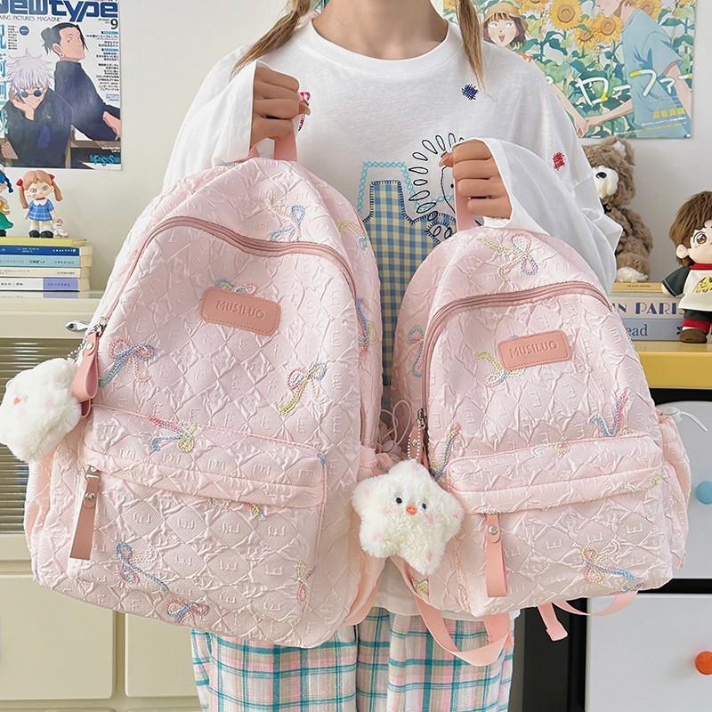 High-value Schoolbag Women's Niche Design College Student High School Backpack Japanese Trend Large-capacity Girl
