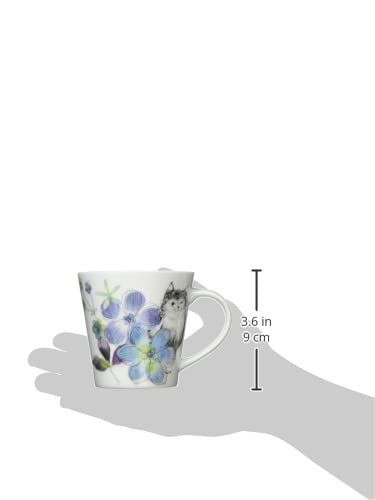 Keramik Ai Urara Katzenbecher, Blau, 23004