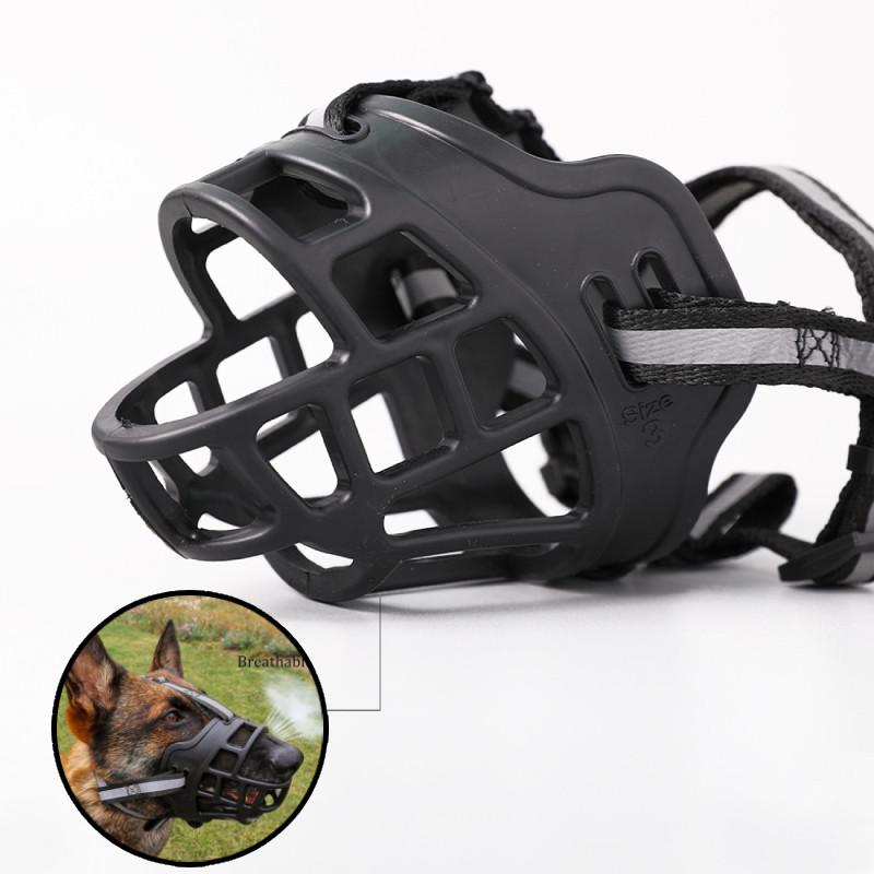 Adjustable Plastic Dog Muzzle With Protective Features For Safe And Comfortable Use