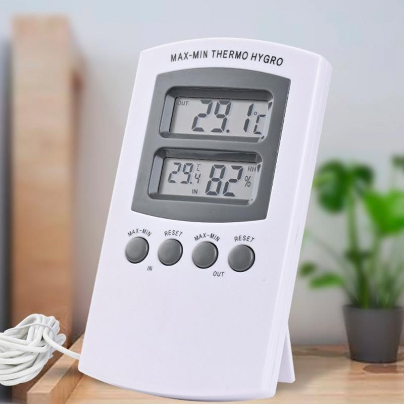 Indoor Outdoor Thermometer Hygrometer Temperature Garden High Accuracy Tool