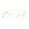 Temporary Tattoos Stickers, The Corner of The Eye Tattoos with Heart Star Pattern, Temporary Body Art Stickers for Adults Kids Party Use