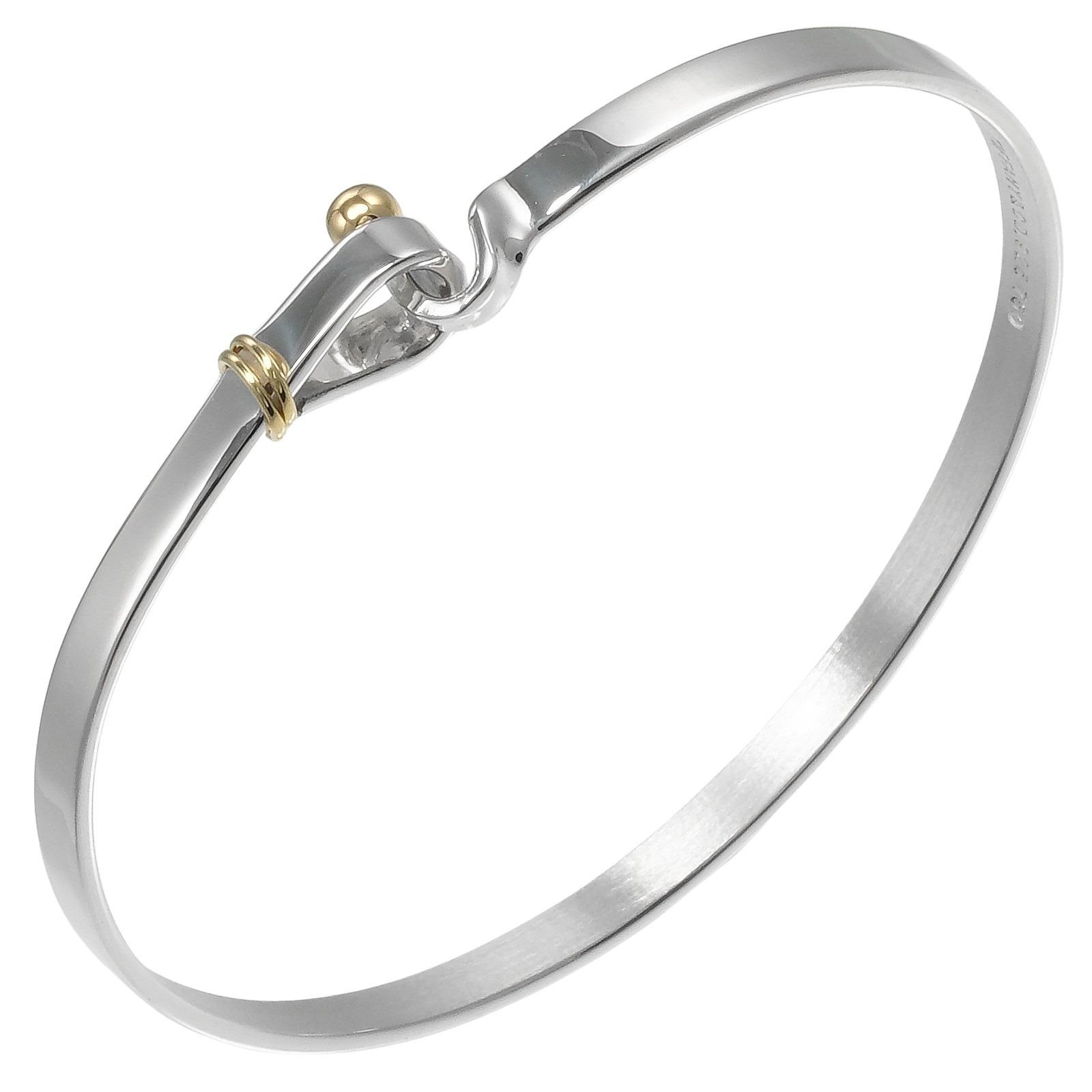 

TIFFANY&Co. Love knot Bracelet Silver925/K18 yellow gold 12.2g Women Used