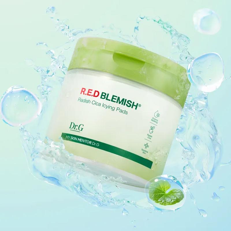 Dr.G Red Blemish Rettich Cica Icying Pads 190ml 60 Stück