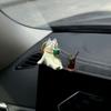 Cute Sunny Cat Coffee Themed Car Desktop Decor Dashboard Display Ornament Center Accessory Decorative Vehicles Fishion Crafts