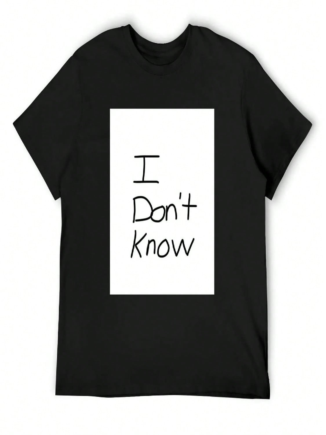 I Don t Know T-Shirt Graphic Shirts Korean Fashion Basketball Graphic Tees Tees unisexs Vintage T Shirts S разноцветный