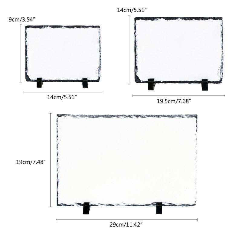Memorial Frame with Display Holder Stand Sublimation Blank Photo Frames Unique Picture Frame for DIY Heat Transfer Print
