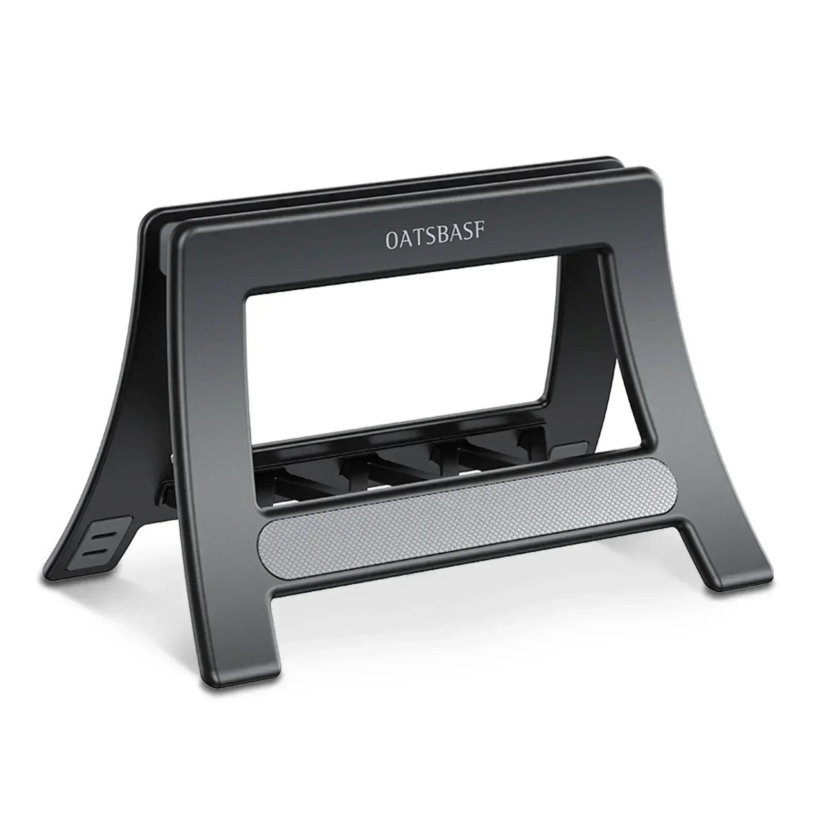 

Oatsbasf 360° Rotatable Vertical Laptop Stand Holder Heat Dissipation Non-slip Silicone for MacBook iPad Tablet Gravity Holder