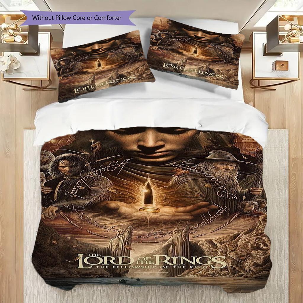 Lord Rings Fellowship Bedding 1 Duvet Cover 2 Pillowcase Without Core Christmas Birthday Gift Bedding Set Duvet Cover And Pillowcase