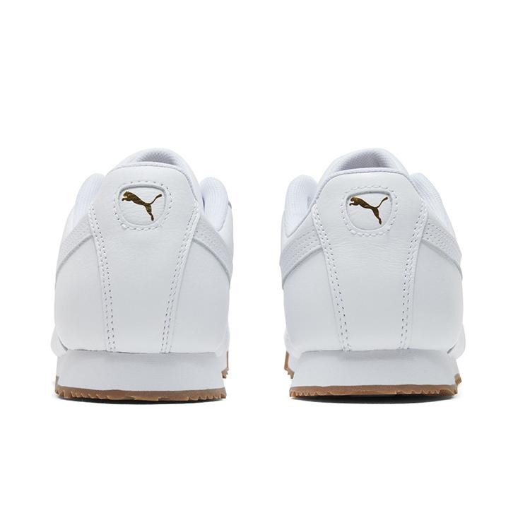 Puma Roma Classic 'White Gold Gum' (Unisex) White / Gold / Gum Training Shoes 366408 01